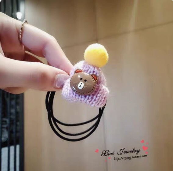 Dây Cột Tóc Mũ Len Siêu Xinh - phukienteen