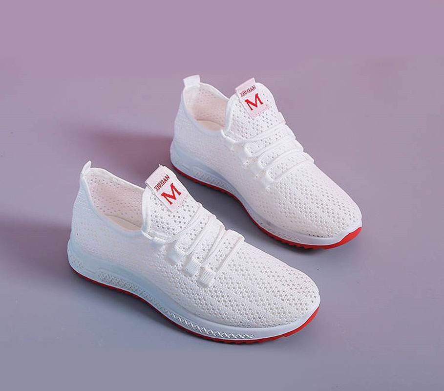 Giày Thể Thao Nữ Đế Cao Su Dẻo, Vải Lưới Thoáng Khí - GN10