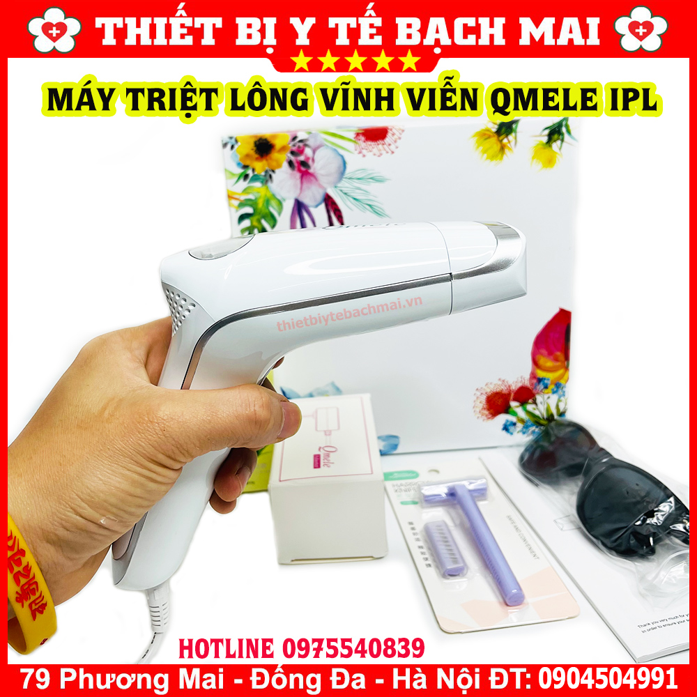 Hàng Có Sẵn🍀 Máy Triệt Lông Vĩnh Viễn Qmele  [Tặng Kèm Gel Nha Đam]