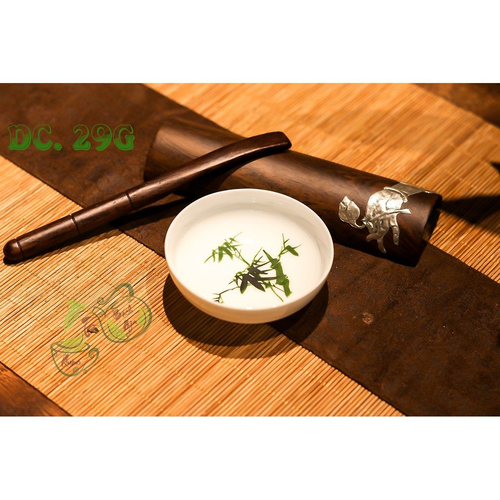 Chén sứ cảnh đức - dáng bầu - cây trúc