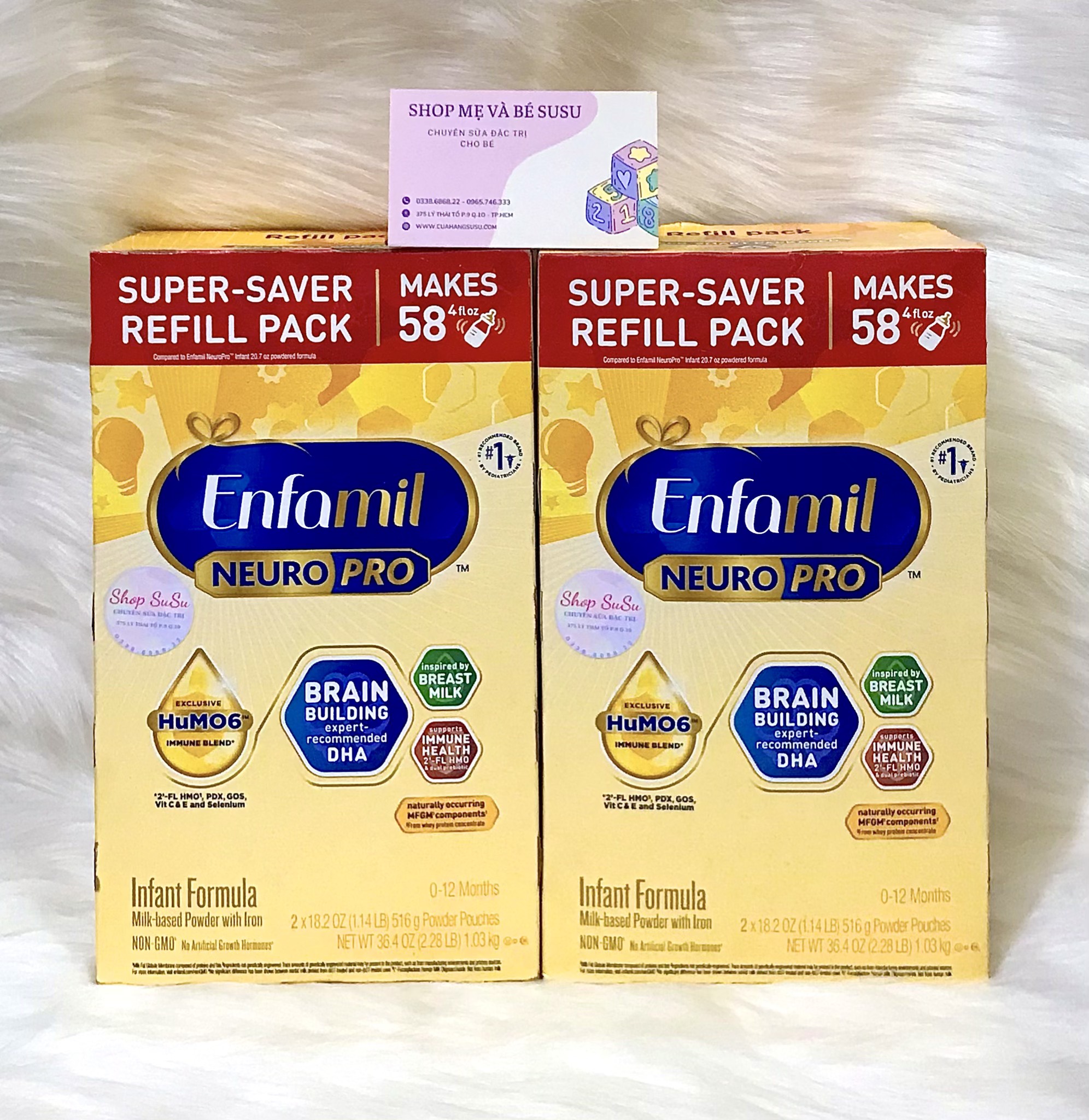 (NỘI ĐỊA MỸ) Sữa Enfamil Neuro Pro NON-GMO Infant Formula 1030g