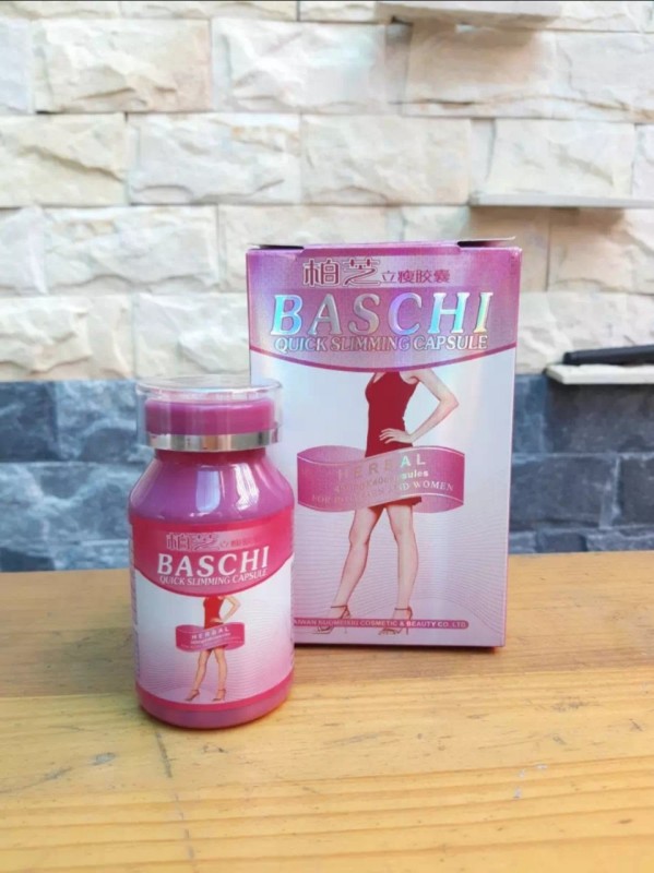 Giảm cân Baschi hồng giảm cực mạnh (40v hồng trắng) nhập khẩu