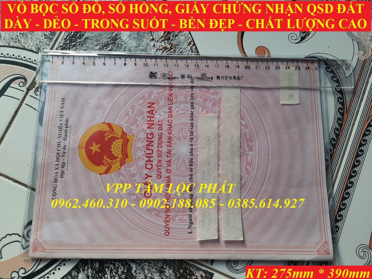 SỈ 100 VỎ BỌC SỔ ĐỎ