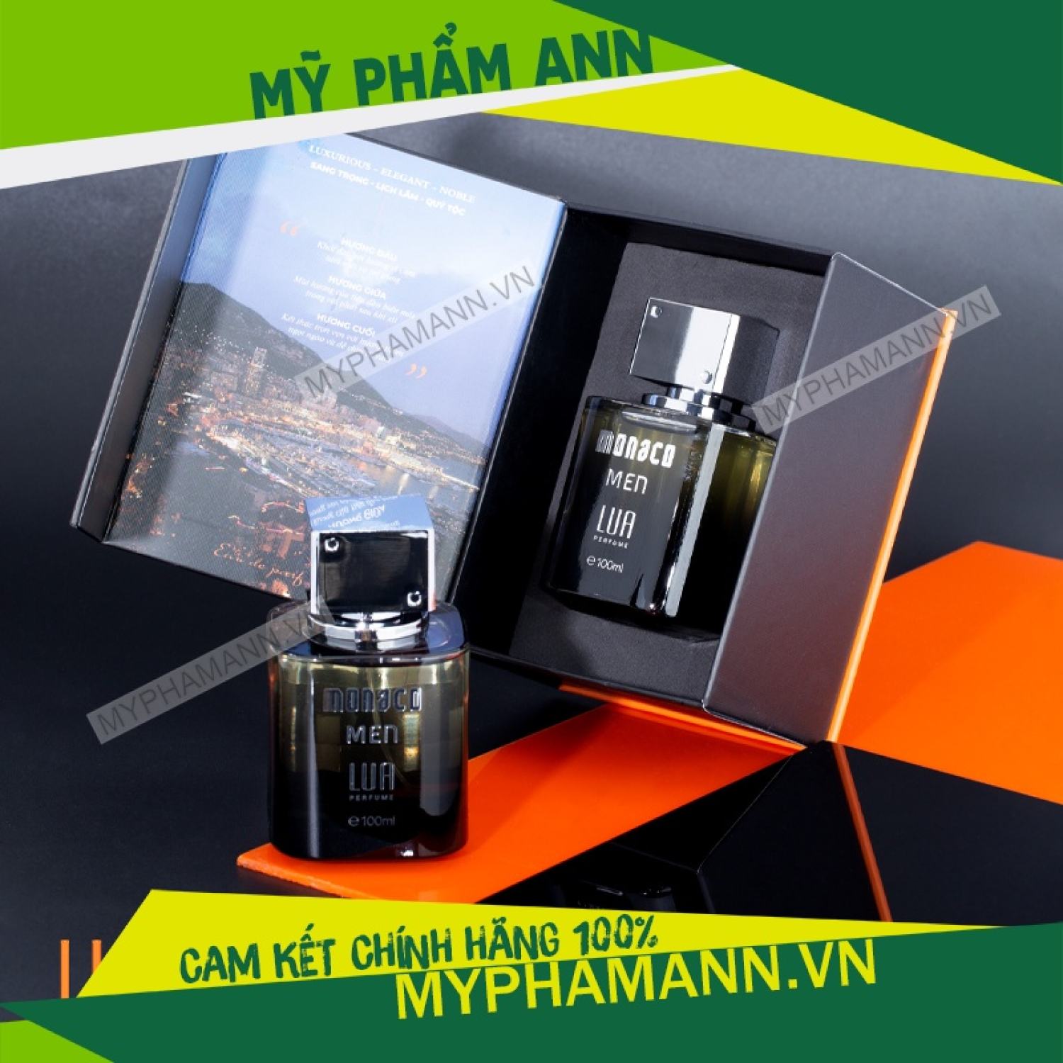 Nước Hoa Nam Cao Cấp Monaco Men Lua Perfume Chính Hãng 100ml