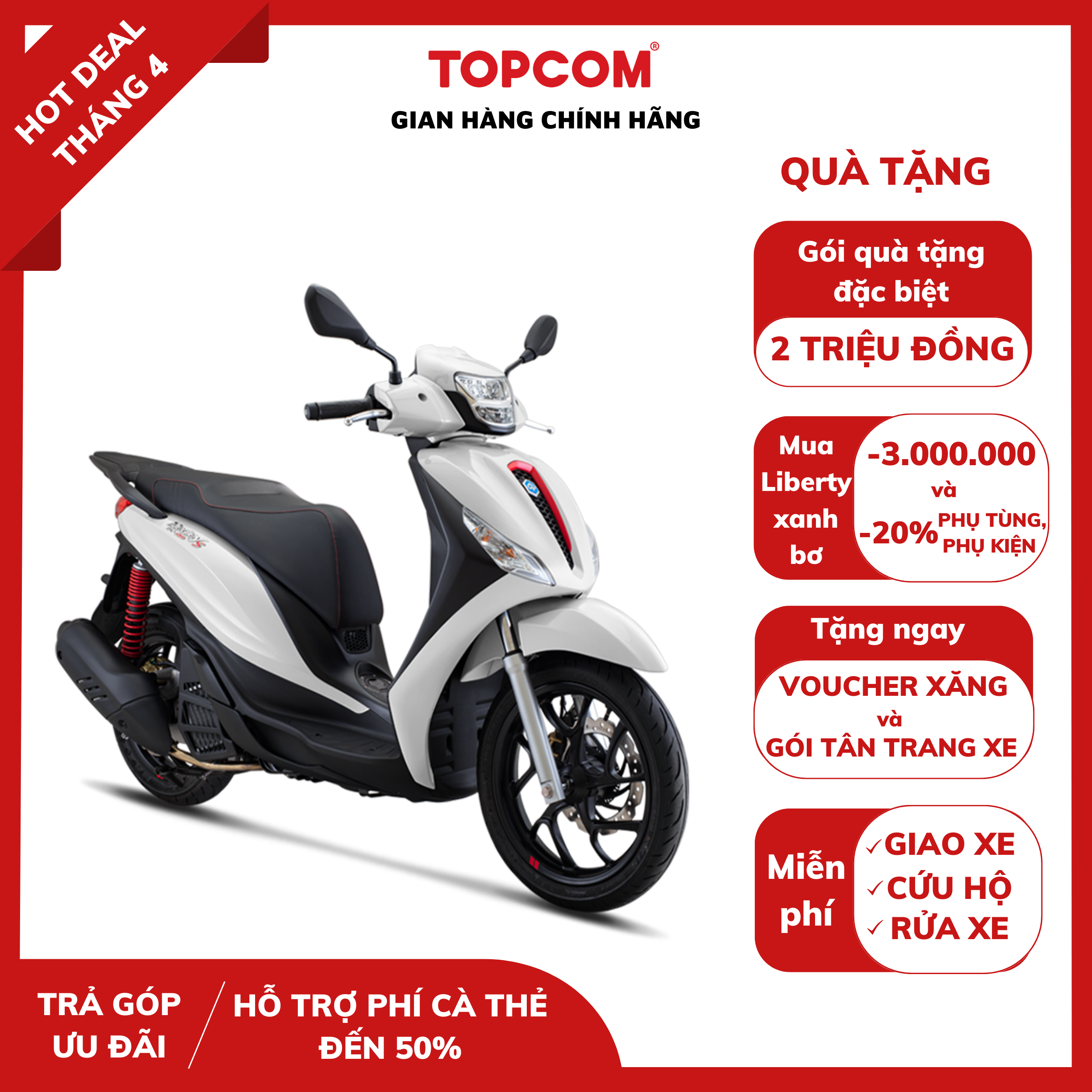 [Trả góp 0%] Xe ga Piaggio Medley S 150cc
