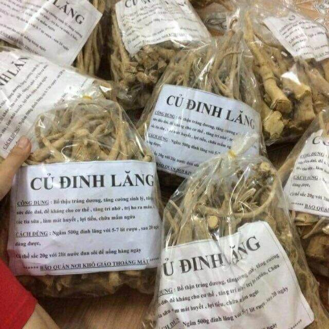 500 gr củ rễ đinh lăng nếp