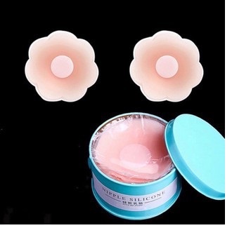 [SIÊU TIỆN LỢI] Hộp 10 Miếng Dán Nhũ Hoa Silicon Dán Ngực- Miếng Dán Ti