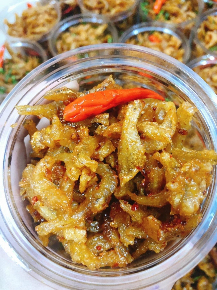 [NGON] CÁ CƠM RIM LÁ CHANH - HỦ 250Gram