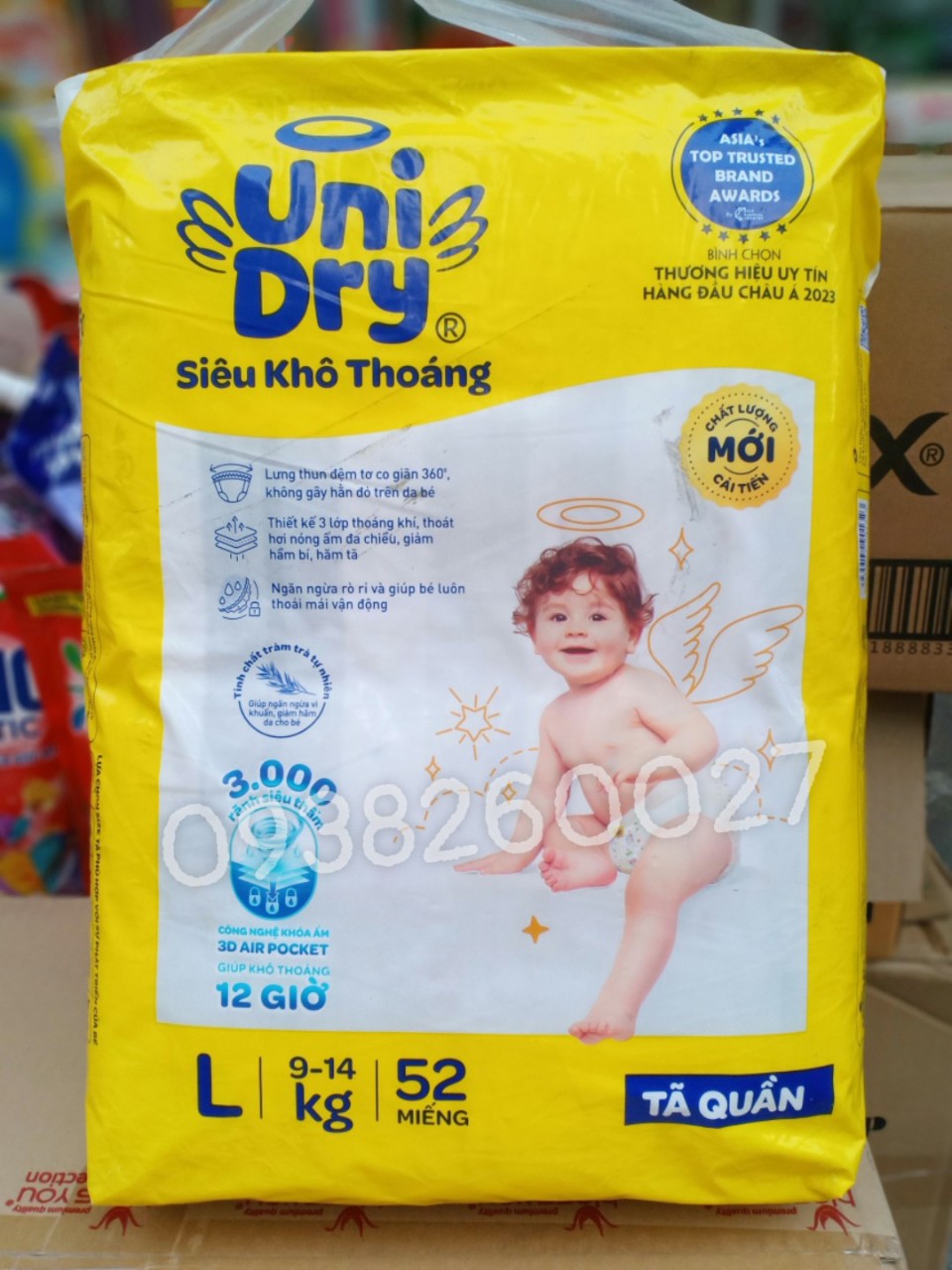 Tã Quần UniDry L54/XL48/XXL44