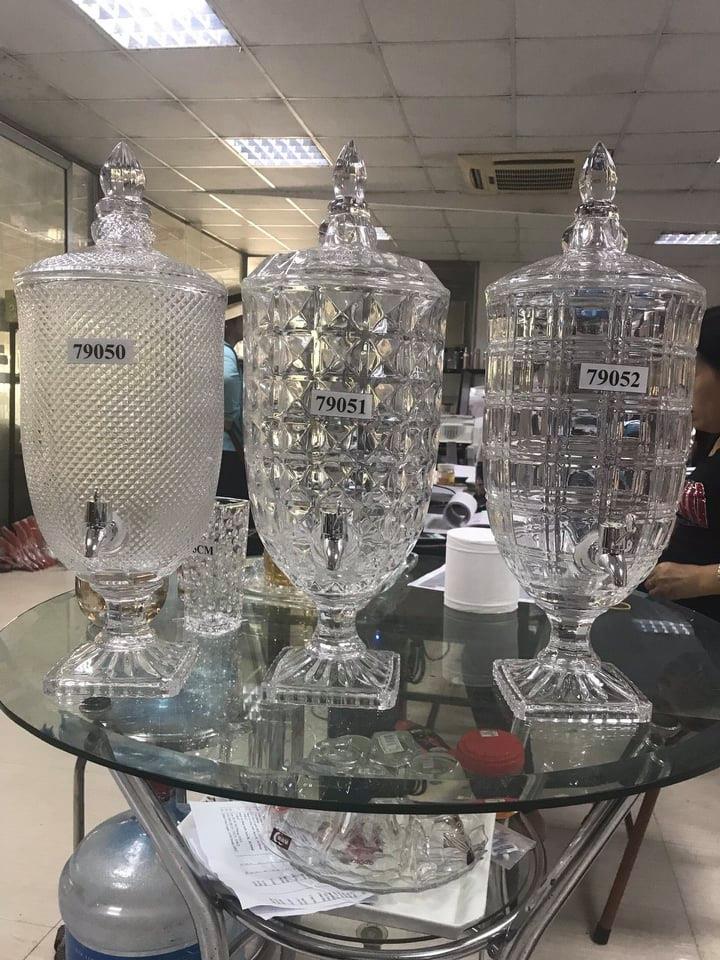 Bình Thủy Tinh Đựng Nước Có Vòi 3 lít