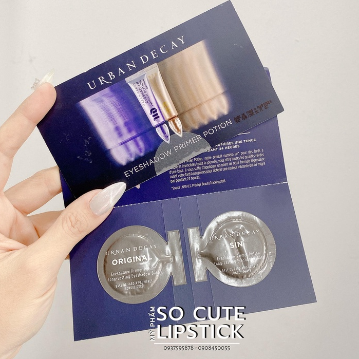 Sample Mẫu Thử Urban Decay Eyeshadow Primer Potion Duo Sample