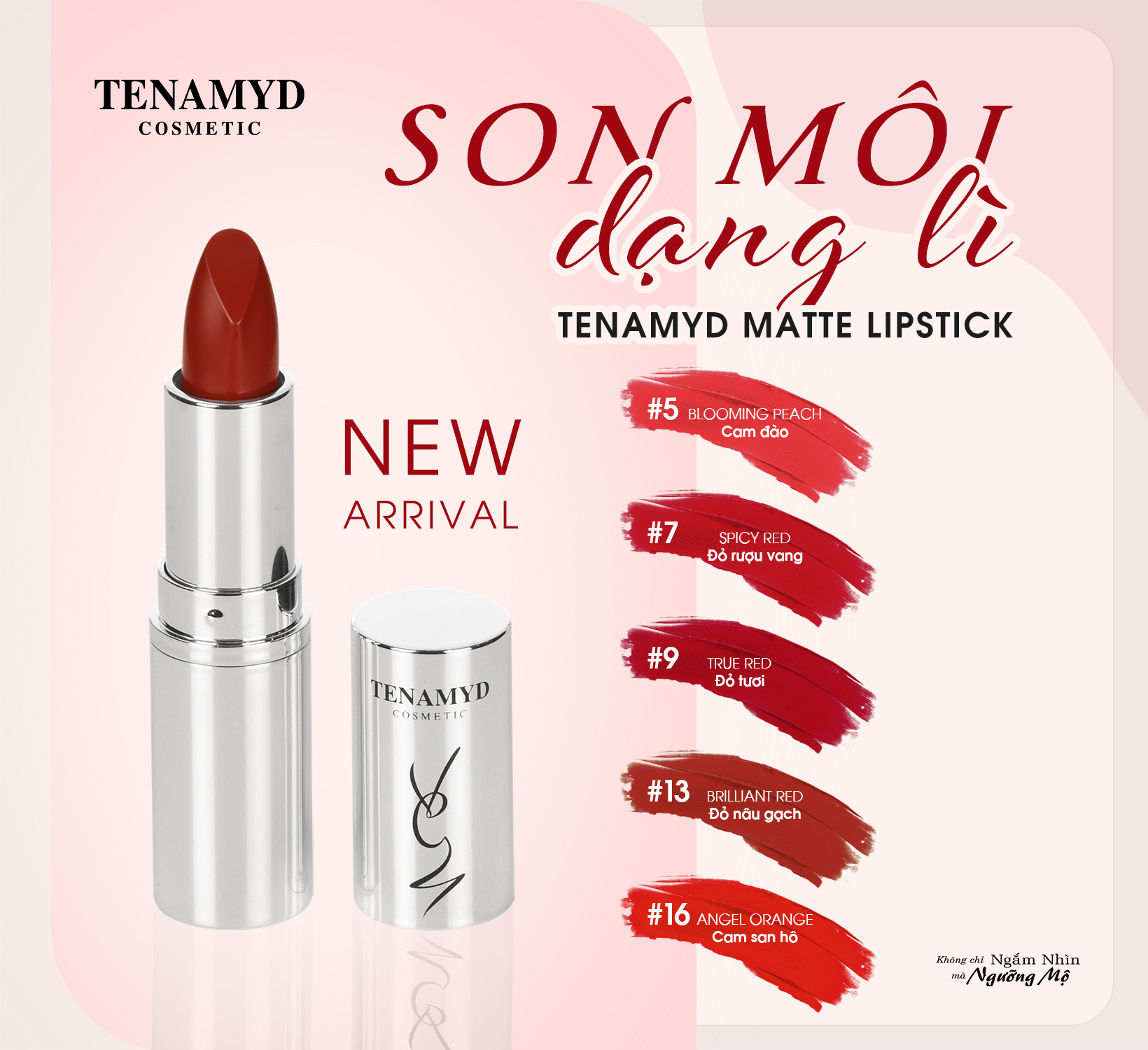 Tenamyd  Matte Lipstick- Son môi dạng lì