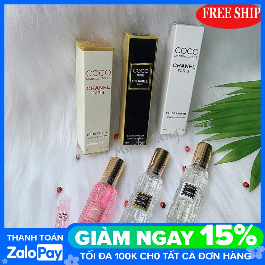 [HCM]COMBO 3 NƯỚC HOA COCO 20ML THƠM LÂU
