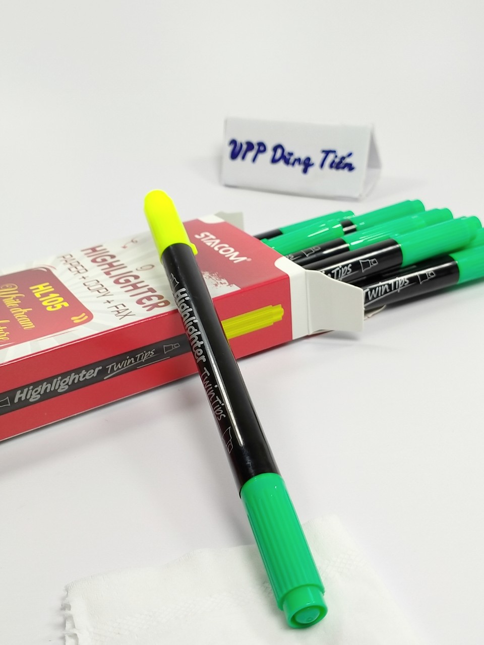 Bút dạ quang 2 đầu ( HIGHLIGHTER) Stacom HL105