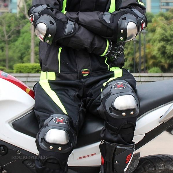 Giáp Chân Tay Inox ProX - Probiker (Loại Ngắn)