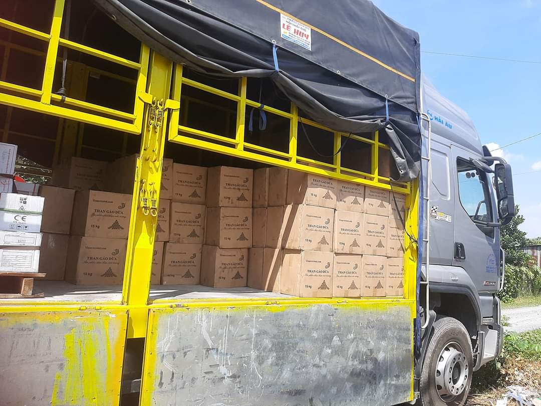 10kg Than sạch, Than gáo dừa không nổ tia lửa