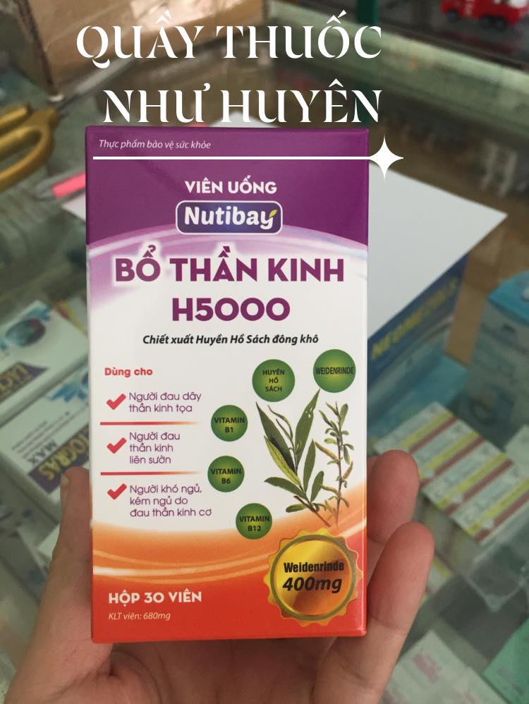 VIÊN UỐNG BỔ THẦN KINH H5000