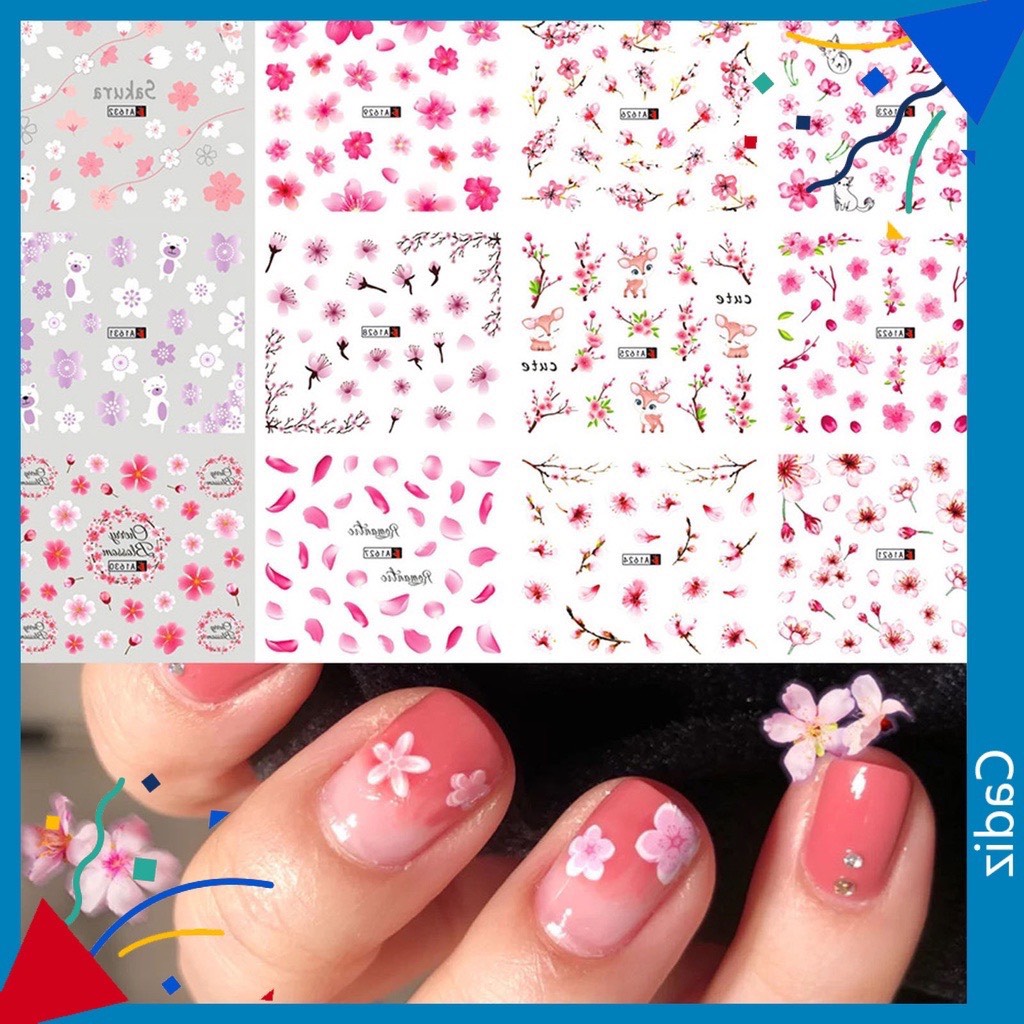 Combo 5 Stick dán móng siêu cute 15k/ 5 tấm