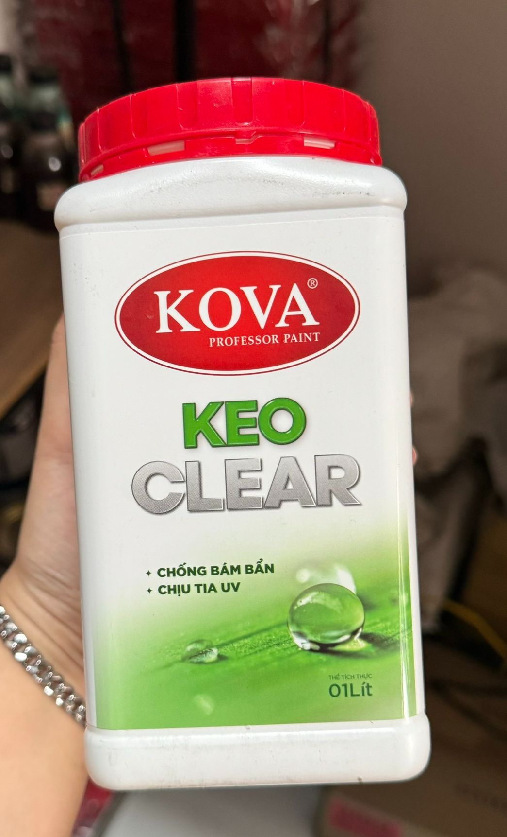 Kova Clear W - Keo bóng nước chống thấm