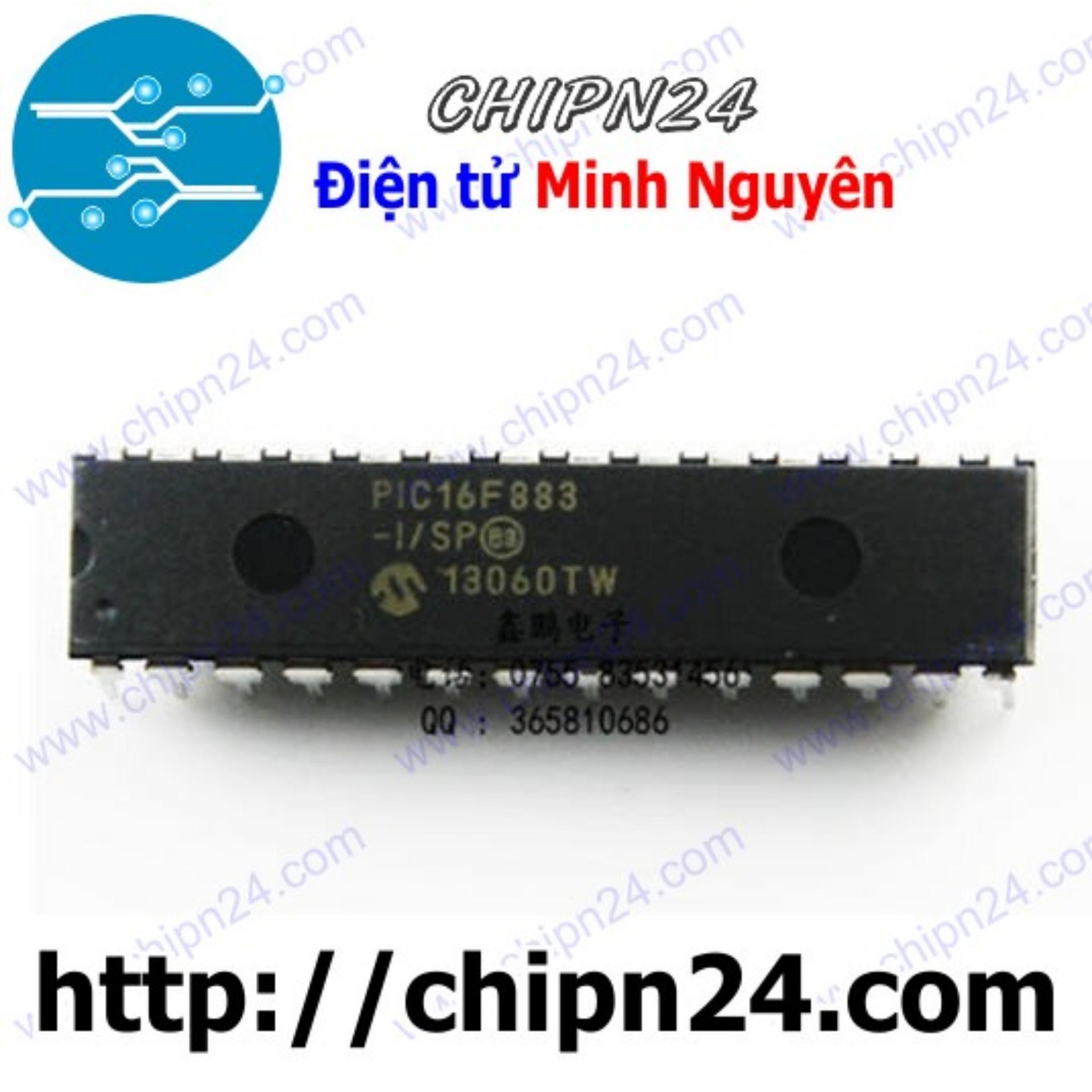 [1 con] (DIP) IC PIC16F883 DIP-28 (PIC 16F883)