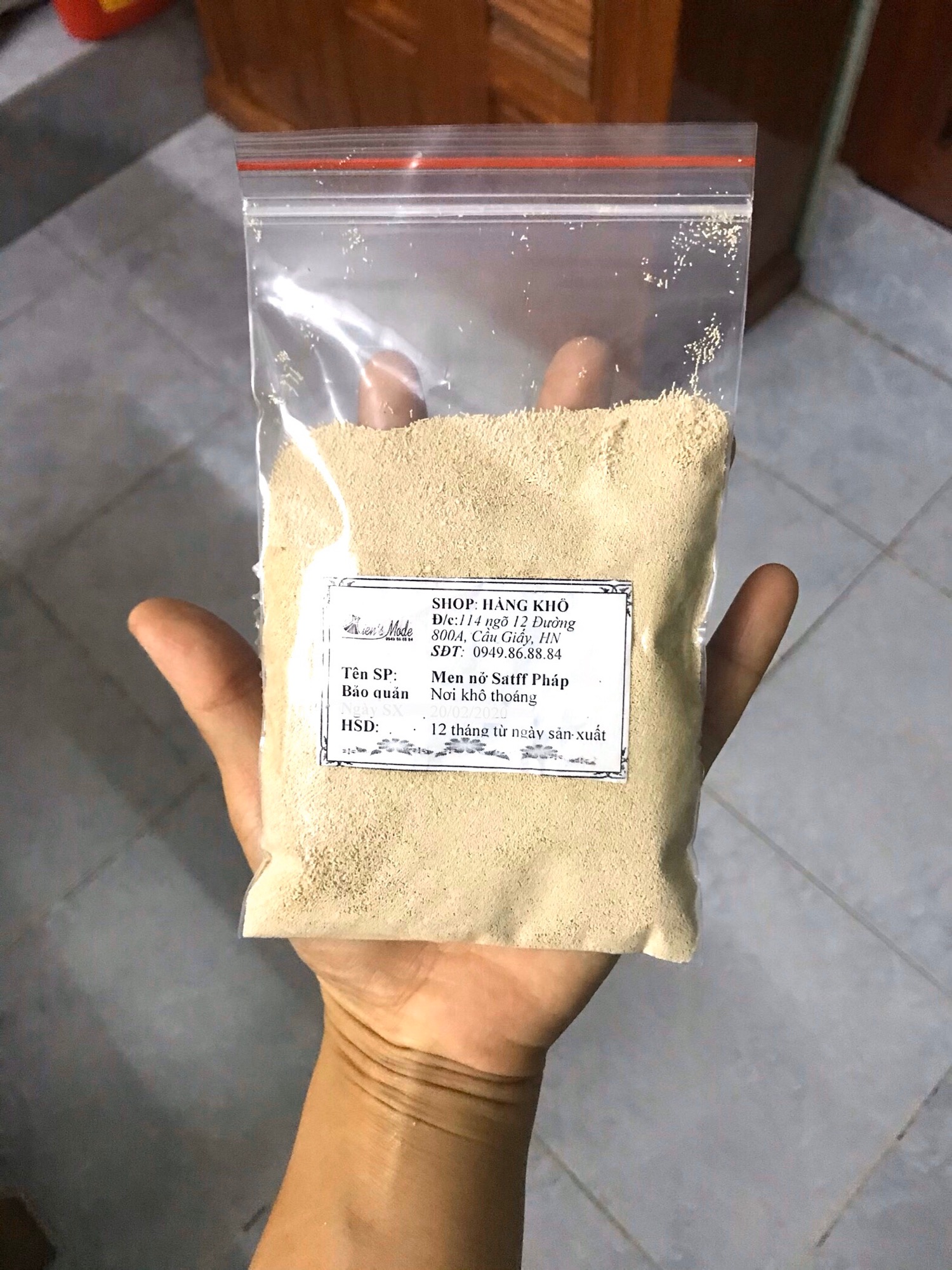 🎁 [FreeShip Max] 100gr Men nở Saf Instant Pháp bán lẻ