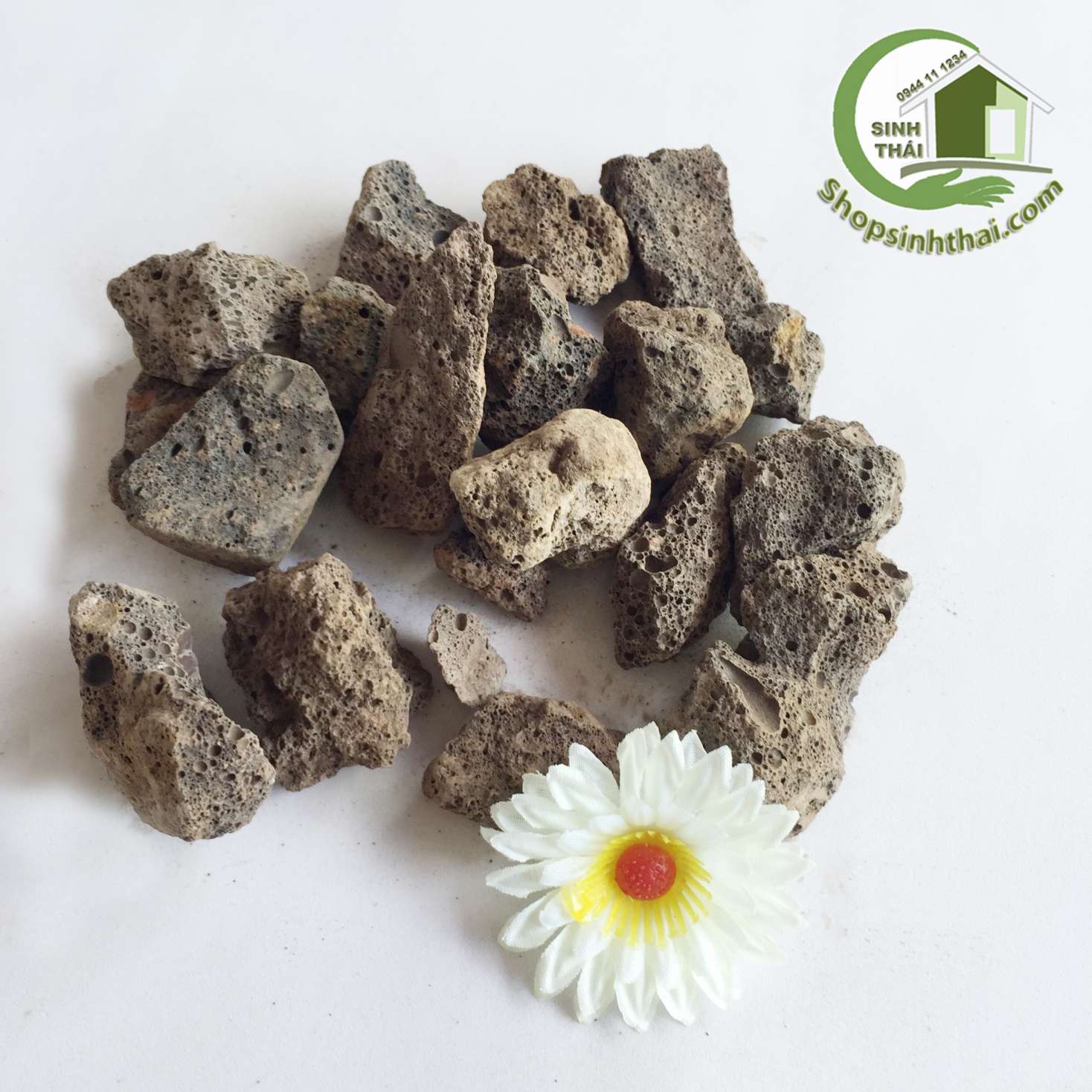 [HCM]1kg Đá nham thạch núi lửa - vật liệu lọc trang trí bể cá