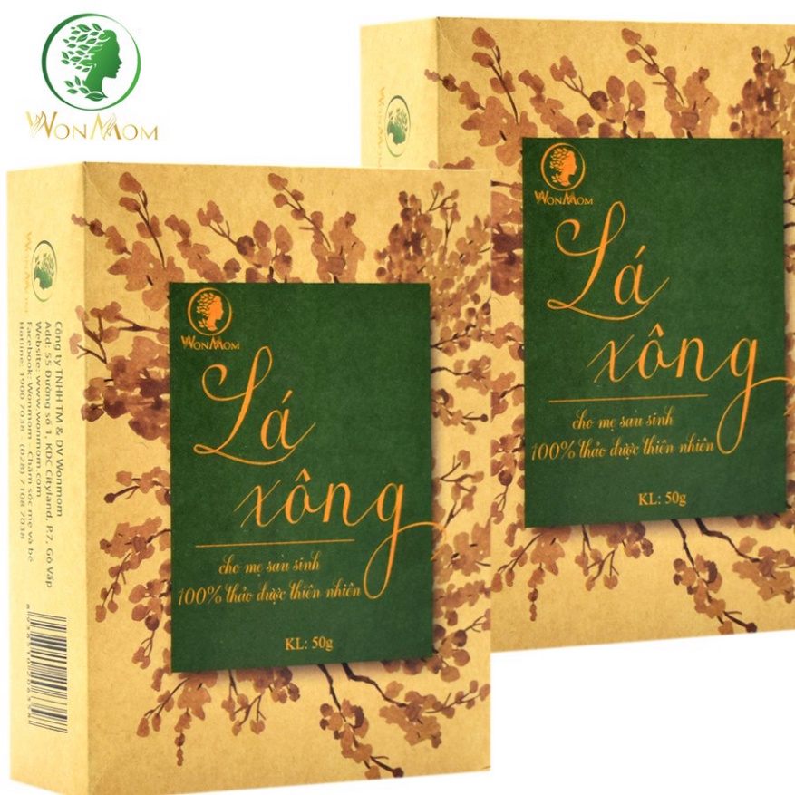 Combo 2 Hộp Lá Xông thảo dược