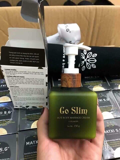 Kem tan mỡ Goslim kèm đai nịch bụng( bao check hàng chính hảng cty gởi td 8077)