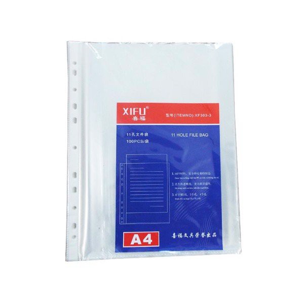 Sơ mi lỗ,Túi 11 lỗ (tập 100 cái)