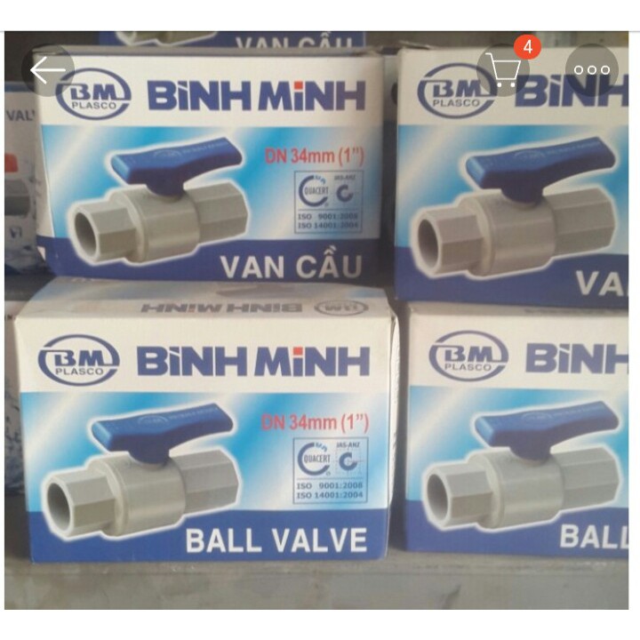 Van khóa nước Bình Minh Phi 21, 27, 34 - Van thoát nước