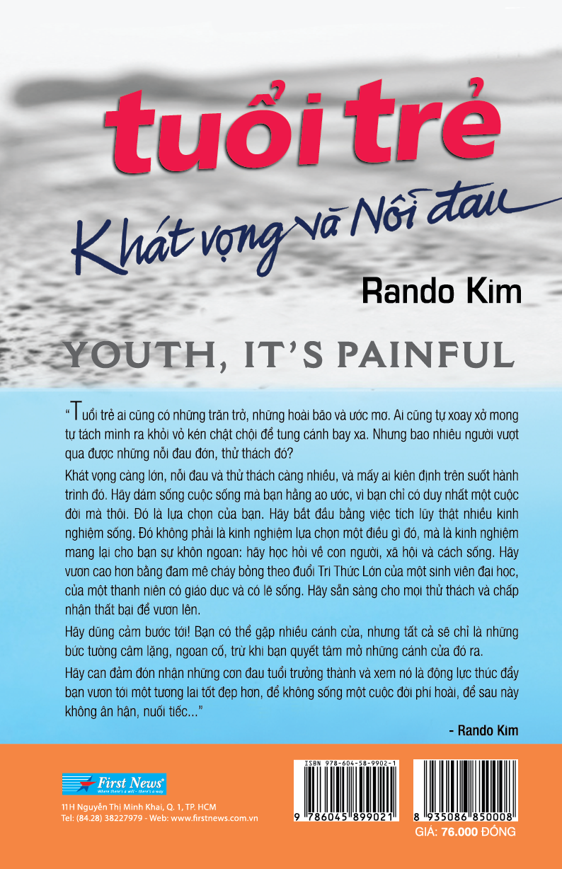 Sách Fahasa - Tuổi Trẻ - Khát Vọng Và Nỗi Đau (Tái Bản 2019)