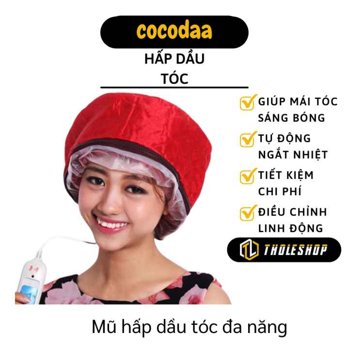 Mũ hấp tóc - Mũ ủ tóc điện - Máy hấp tóc cá nhân máy ủ tóc tại nhà giúp tóc óng mượt