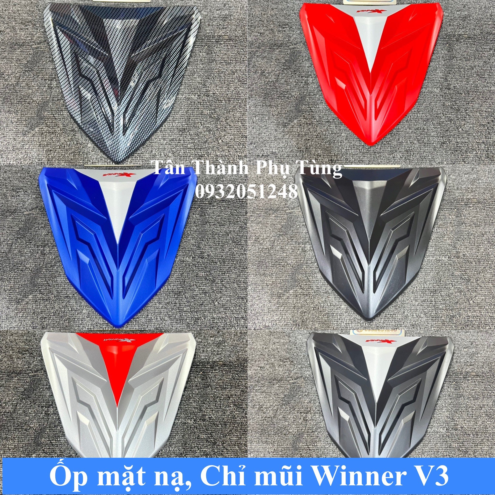 Ốp mặt nạ, chỉ mũi Winner V3 2022 đủ màu