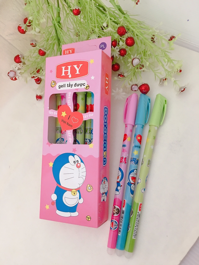 Bộ 3 cây Bút mực nước xoá được mực tím