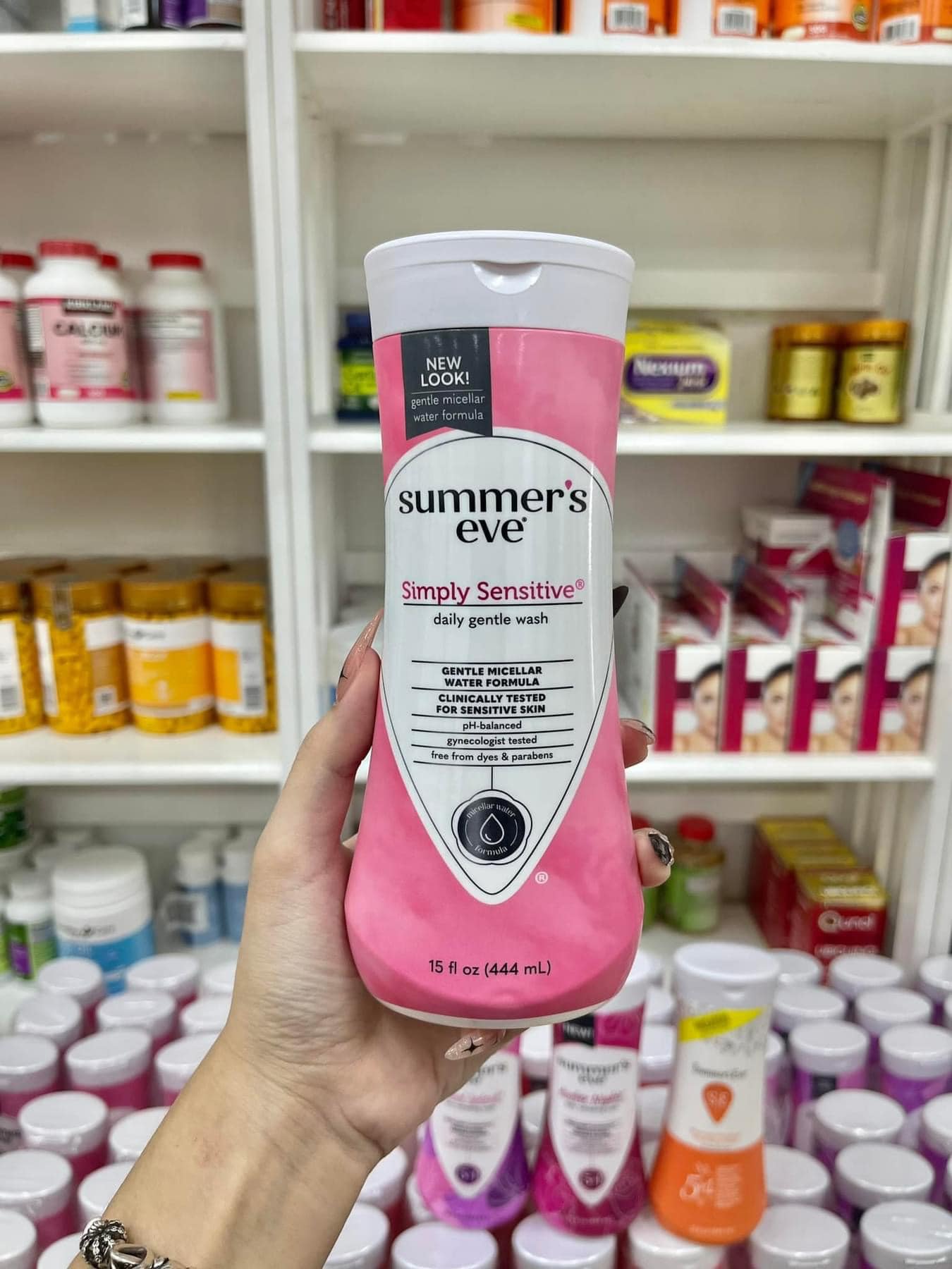 dung dịch vệ sinh phụ nữ Summer's Eve 5IN1 444ml