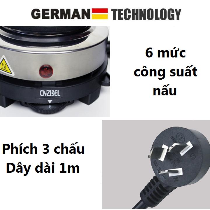 Bếp điện mini 500w nắp gang