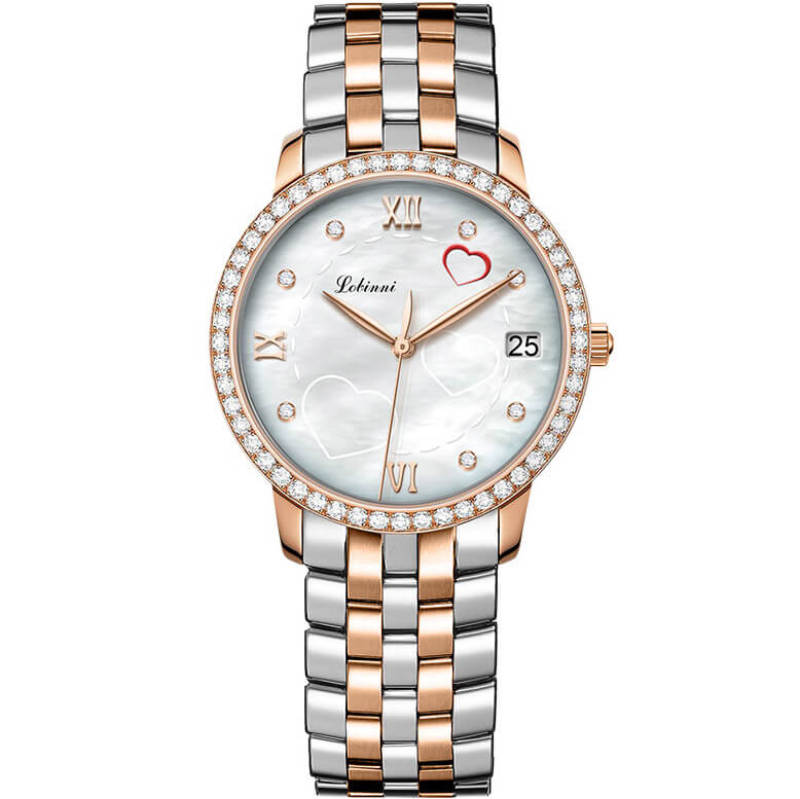 Đồng hồ nữ chính hãng LOBINNI L8056-1 Hàng chính hãng, Fullbox, Mới 100%, Bảo hành dài hạn, Kính sapphire chống xước, Chống nước