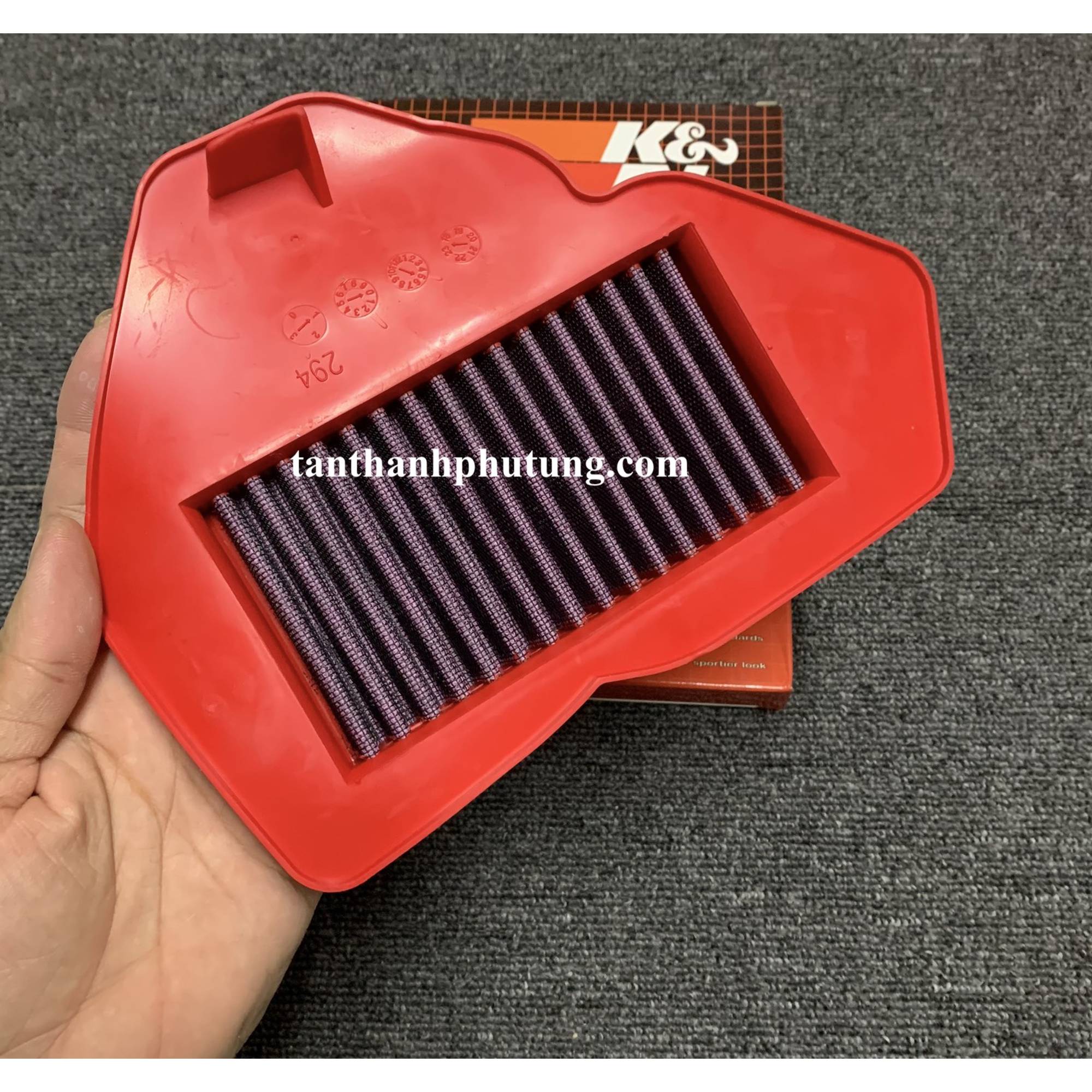 LỌC GIÓ K&N CHO RAIDER FI, SATRIA