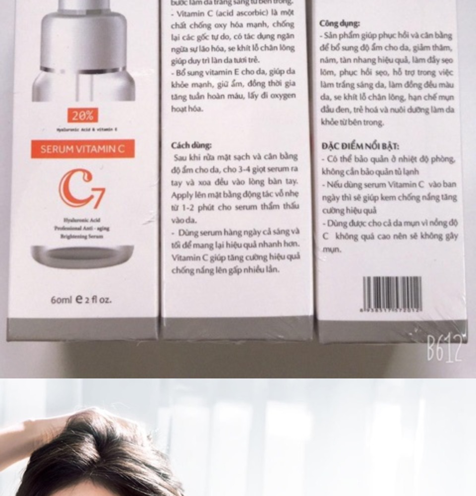 Serum Vitamin C C7 60ml Làm Trắng Sáng Da