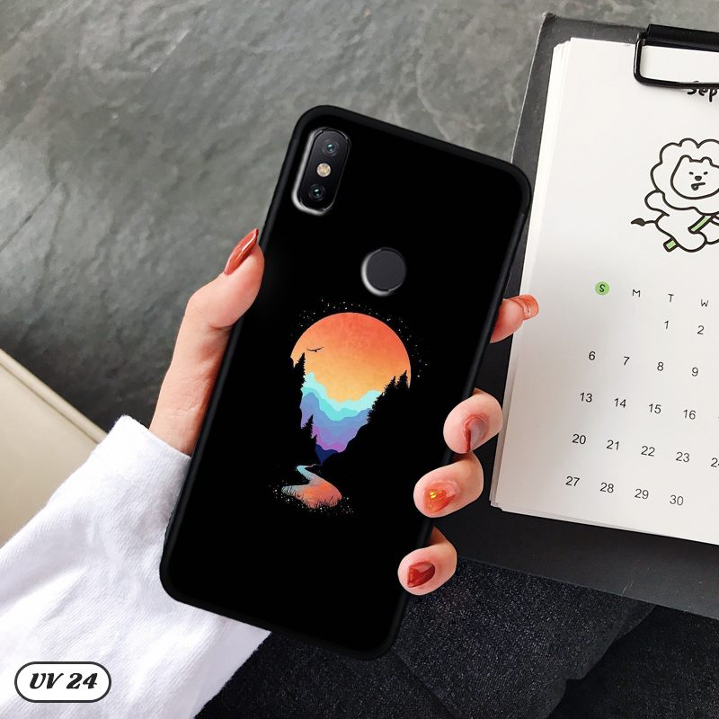 Ốp Xiaomi Mi A2 lưng nhám -ngộ nghĩnh