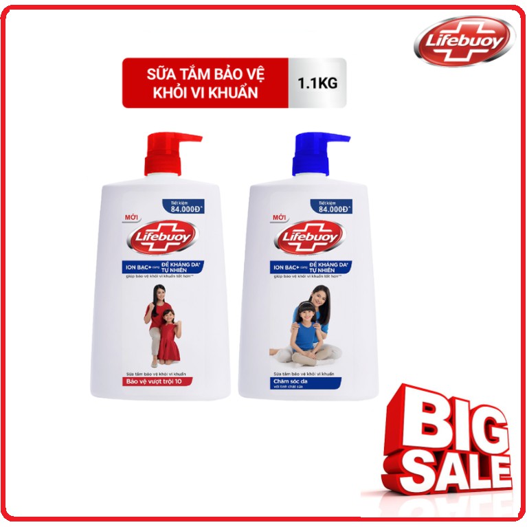 Sữa Tắm Lifebuoy Chai 1,1Kg
