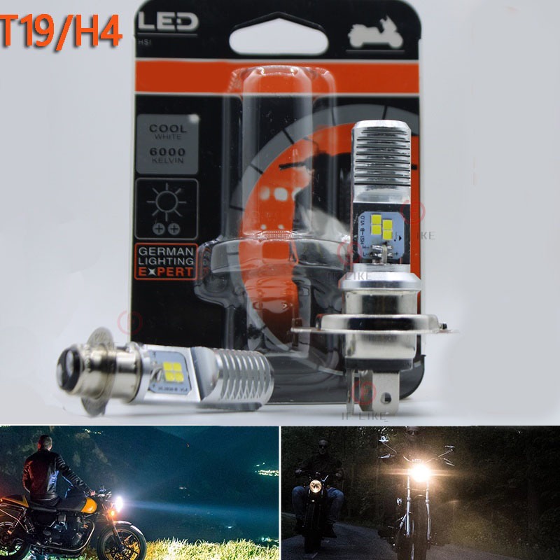 ĐÈN PHA LED OSSRAM CHÂN H4 M5 CHO XE MÁY XE ĐẠP ĐIỆN
