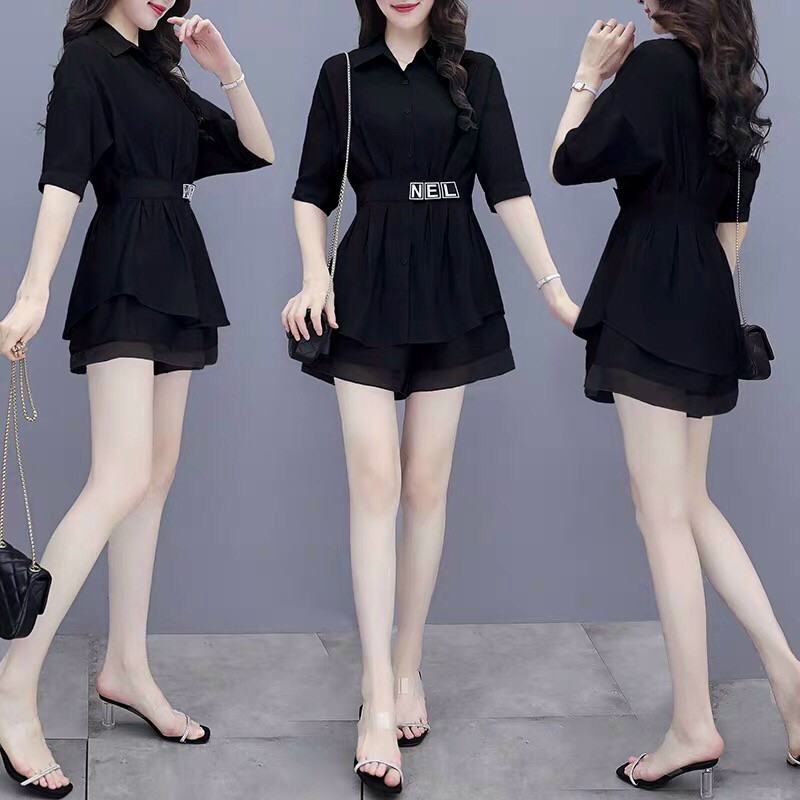 Set bộ short phối chữ nel siêu năng động và cá tính - qc260917