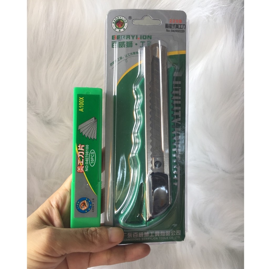 [HCM]Dao Rọc Giấy BerryLion Lớn (Chính Hãng)
