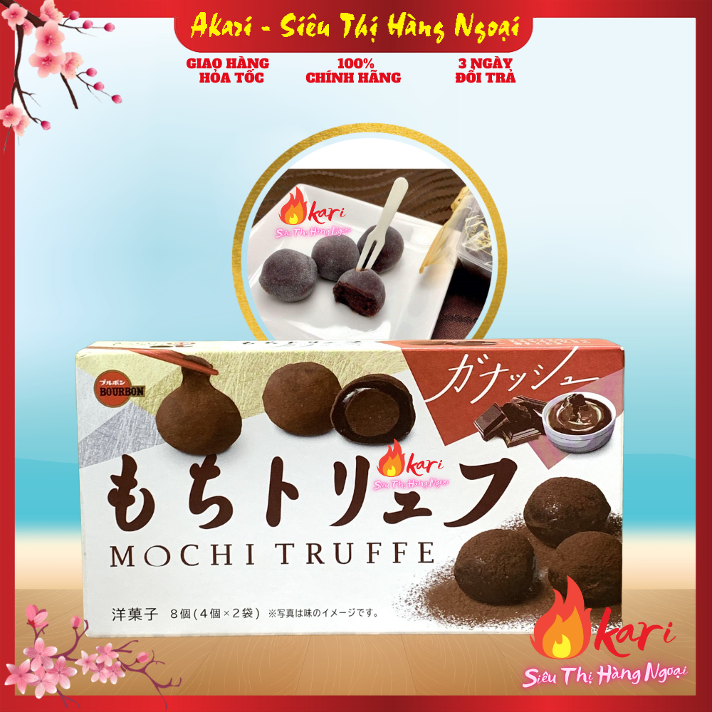 Bánh Mochi Bourbon vị Chocolate Truffe hộp 120g