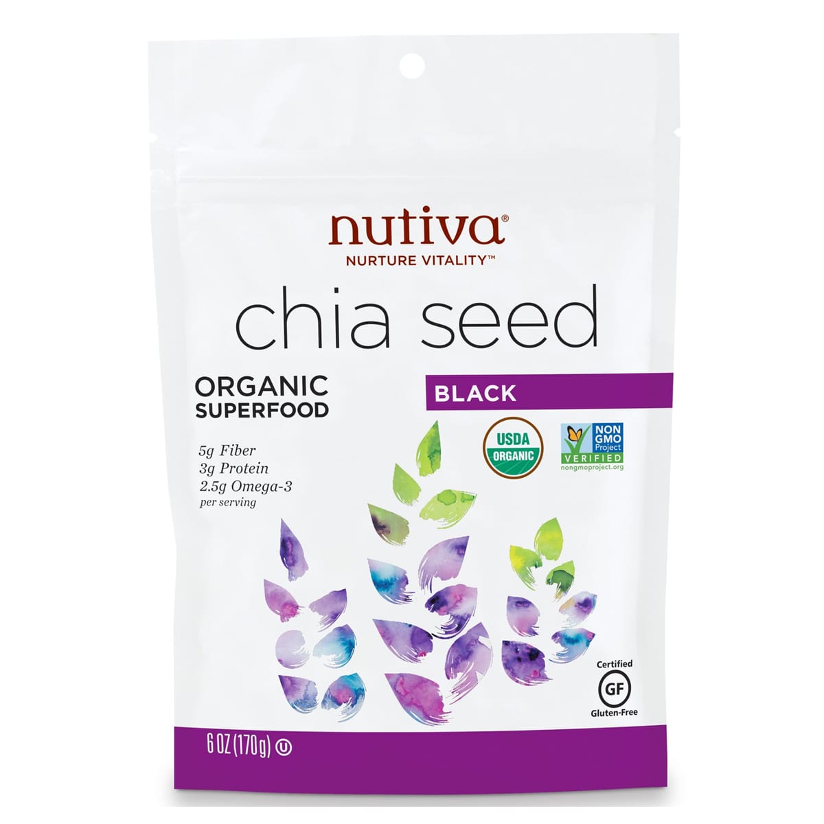 [HÀNG MỸ CHÍNH HÃNG] Hạt Chia Nutiva Organic Chia Seed Của Mỹ (970gr)