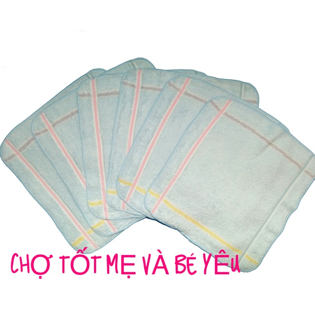 Khăn Mặt Cho Bé, Khăn Bông Mềm Lau Mặt