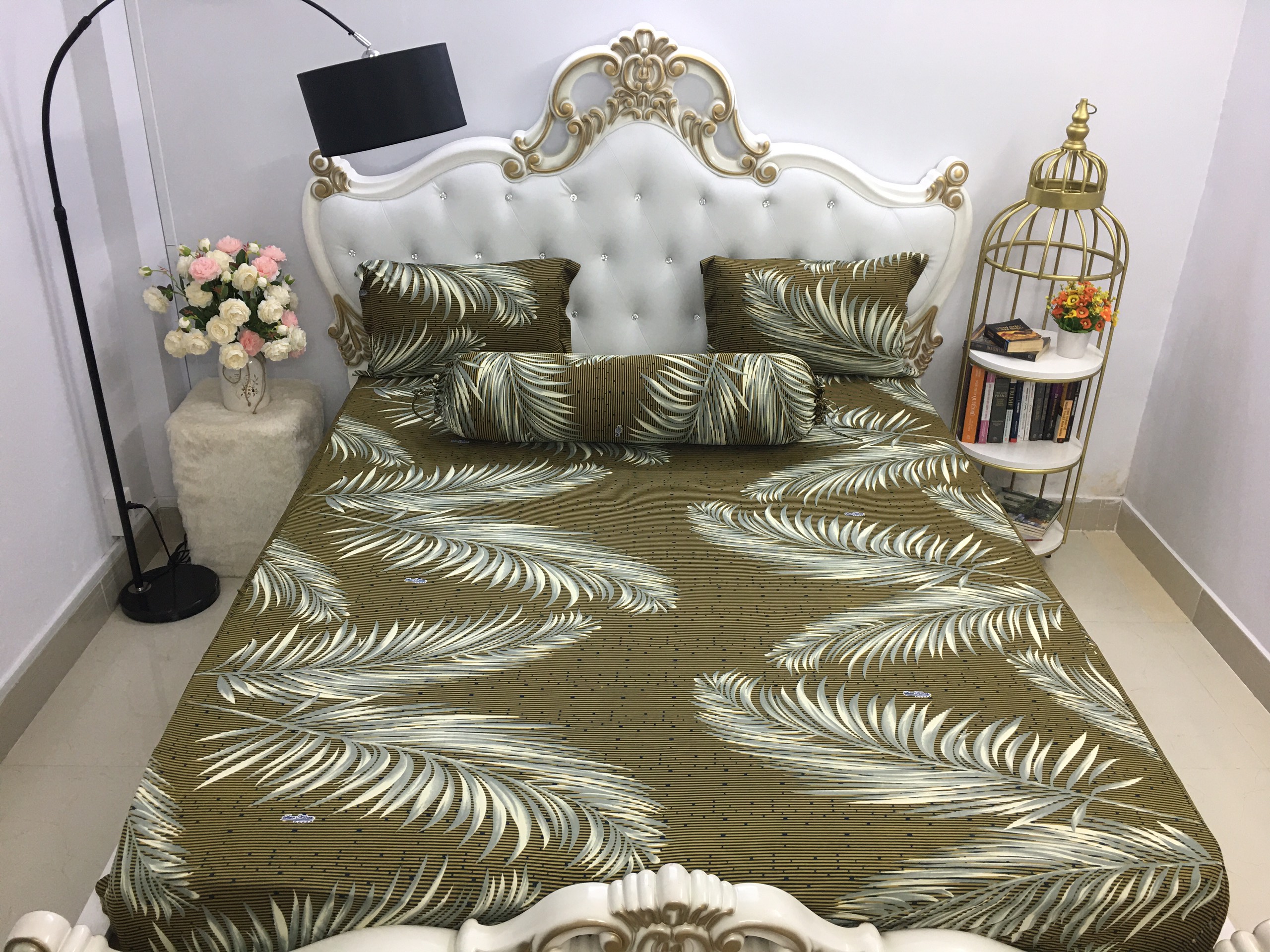 [Hcm]Cool Korean Elastic Sheet Set { 4 Pieces } All Sizes