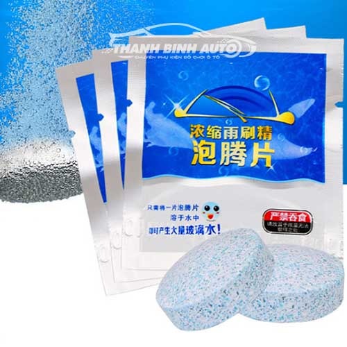 viên sủi rửa kính dạng nén