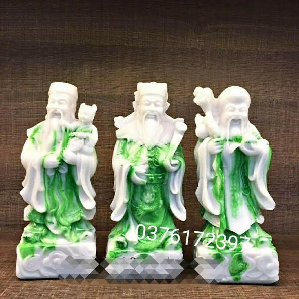 Tượng Tam Đa Phúc Lộc Thọ đá đúc cao cấp